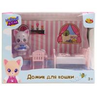 ABtoys (АБтойс) PT-01307 Модный дом. Домик для кошки малый. Спальня