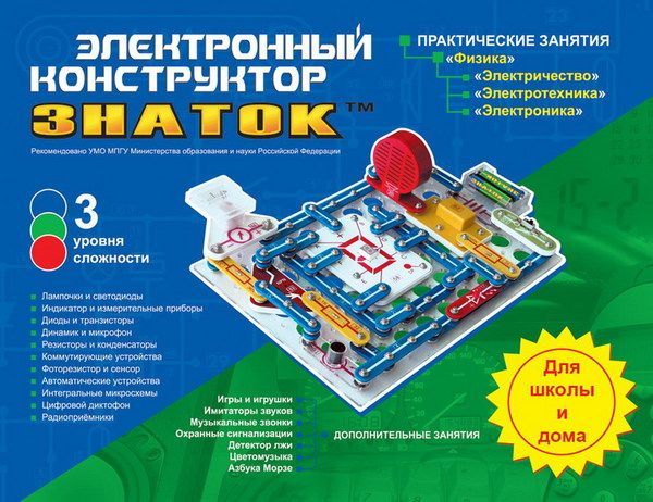 ЗНАТОК 70006 Конструктор электронный "Школа"