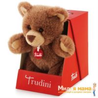 Trudi 52187 Мягкая игрушка Мишка в подарочной упаковке, 15см