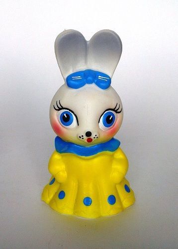 Зайчишка 11 см, игрушка ПВХ