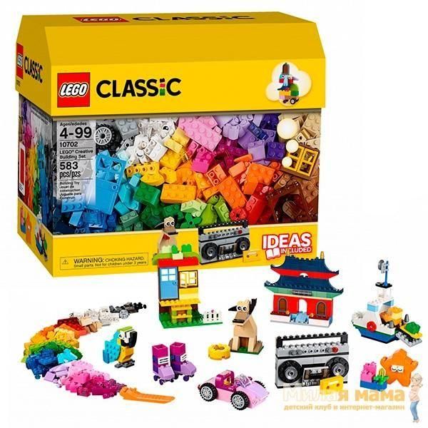Lego Classic 10702 Лего Классик Набор кубиков для свободного конструирования, 580 деталей