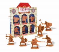 БИПЛАНТ 12067 Игровой набор БИПЛАНТ "Русичи" для игры в солдатики, 6 фигурок