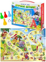 Рыжий кот ИН-0248 Настольная игра Рыжий кот Ходилка Изучаем алфавит