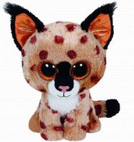 TY 37055 Beanie Boo's Мягкая игрушка Рысенок Buckwheat, 25 см