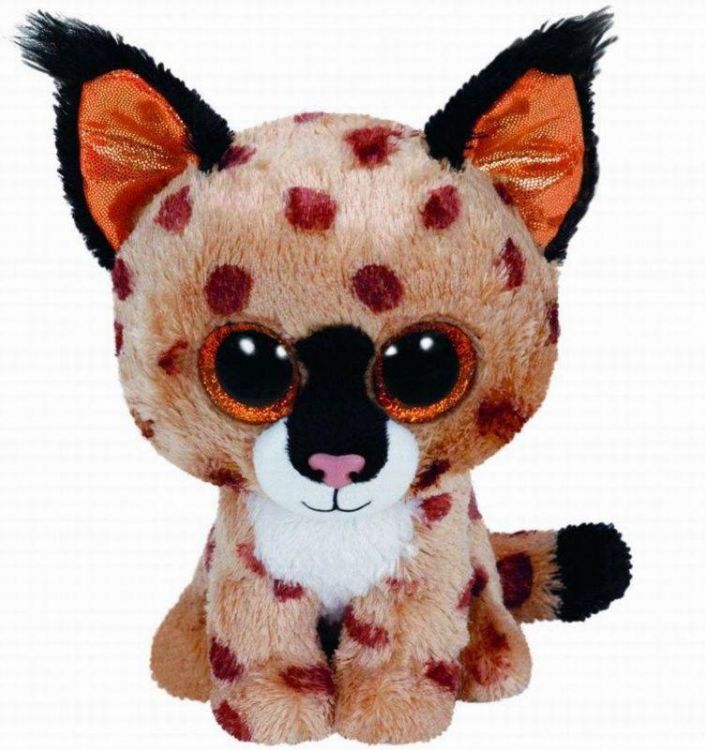 TY 37055 Beanie Boo's Мягкая игрушка Рысенок Buckwheat, 25 см