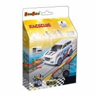 Banbao 8629 Конструктор Банбао "Машина" (белая), инерционный, 23 детали (можно играть через приложения Google Play & AppStore)