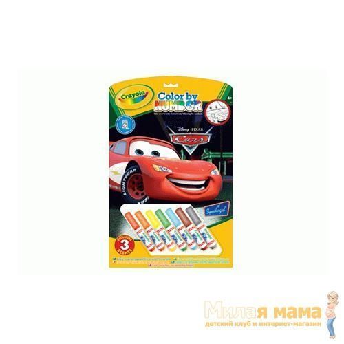 Crayola 55521 Раскраска по номерам "Тачки"