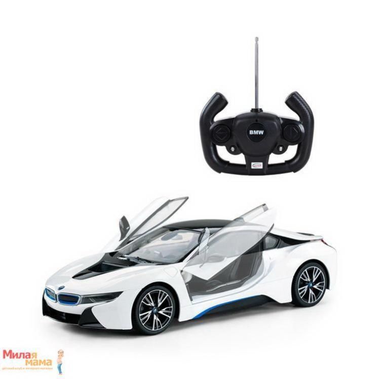 RASTAR 71070W Машина р/у 1:14 BMW i8 белый
