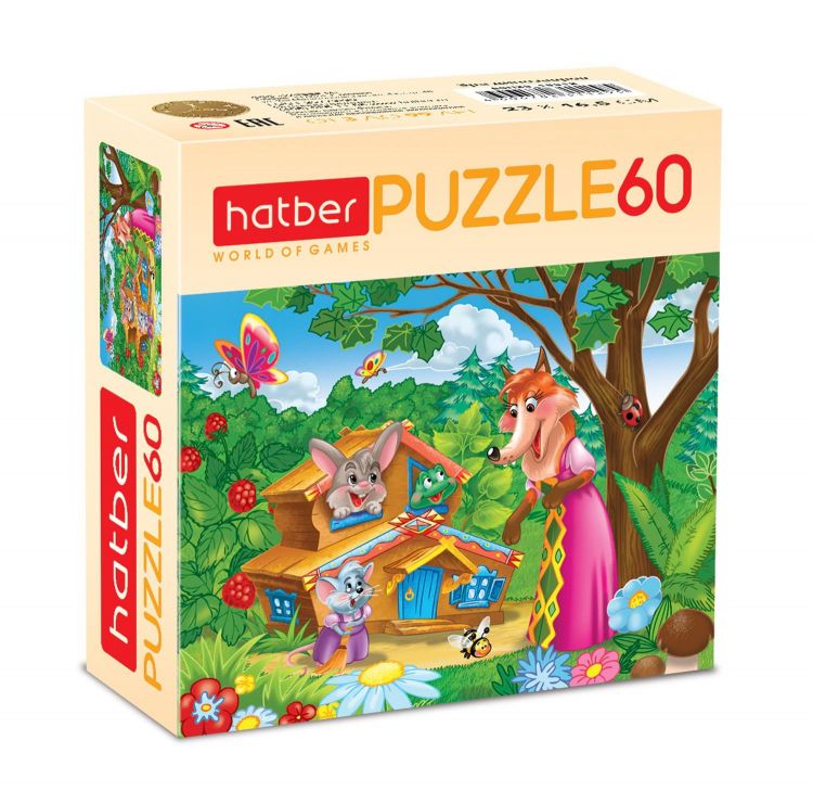 Hatber 60ПЗ5-10710 Пазл Hatber Теремок 60 элементов 230х165мм Hatber 60ПЗ5-10710 Пазл Hatber Теремок 60 элементов 230х165мм
