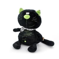 Orange Toys МС2370/20А Мягкая игрушка Кот Батон черный, 20 см