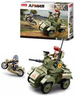 Sluban M38-B0710 Конструктор Sluban: Вторая мировая война Армия UK Бронированная машина