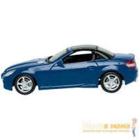 Motormax 73162 Коллекционная модель машины Mercedes Benz SLK55 АMG, 1:18 синий металлик