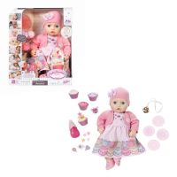Zapf Creation Baby Annabell 700-600 Бэби Аннабель Кукла многофункциональная Праздничная, 43 см