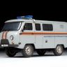 Звезда 43002з Модель сборная УАЗ "3909" Аварийно-спасательная служба, 1:43