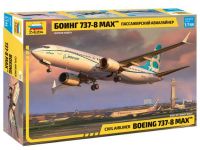 Звезда 7026з Сборная модель - Пассажирский авиалайнер &quot;Боинг 737-8 MAX&quot; 1:144