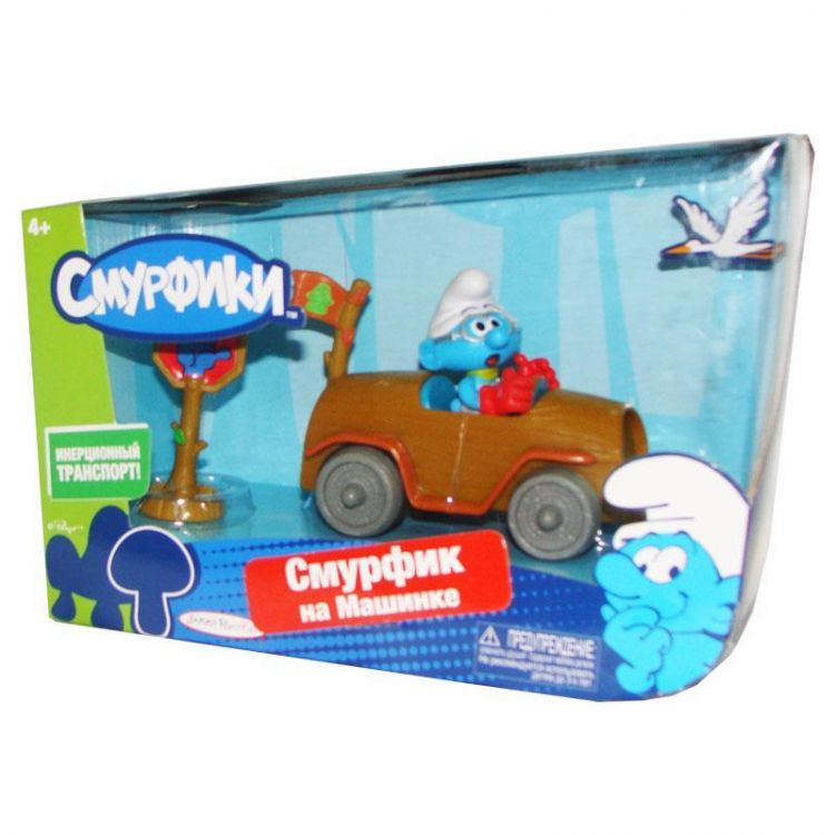 Jakks 56057 Набор Смурфик на машинке