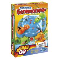 Hasbro B1001 Настольная игра Голодные бегемотики, дорожная версия