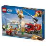 Lego City 60214 Конструктор Лего Город City Fire Пожар в бургер-кафе, 327 деталей