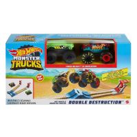 Mattel GYC80 Игровой набор Mattel Hot Wheels Монстр трак Автотрек Двойное уничтожение