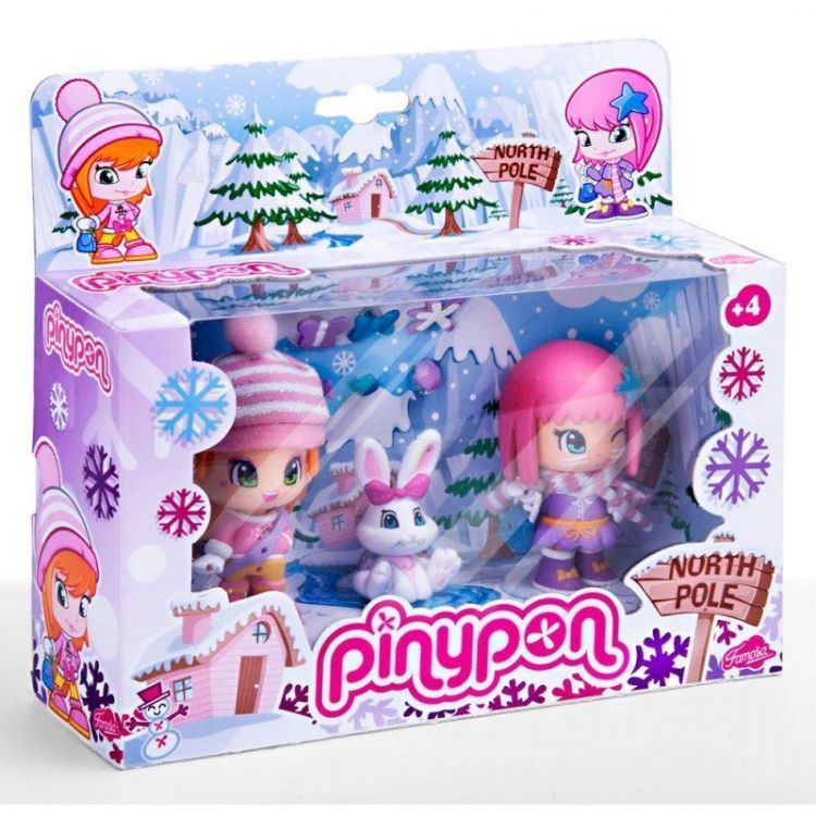 Famosa 700010265 Pynipon Северный полюс: 2 куколки и зайчик