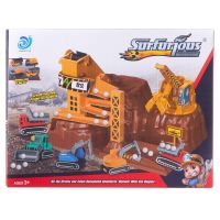 Junfa WA-14531 Игровой набор Junfa На стройке с подъемными механизмами и машинкой, большой