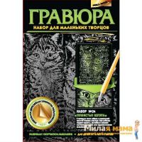 Фантазер 334054 Гравюра Набор №24 Пушистые котята