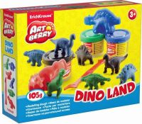 Artberry 30369 Набор для лепки малый Планета Динозавров (Dino Land), 3 баночки по 35г