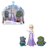 Hasbro E7078 Холодное сердце 2 Мини-кукла Эльза и тролли