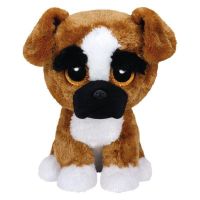 TY 37053 Beanie Boo's Мягкая игрушка Щенок боксера Brutus, 25 см