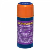 Звезда АКР-58 Краска синий акрил