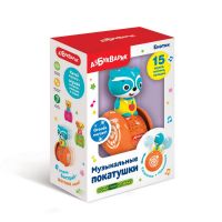 АЗБУКВАРИК 4680019286037 Игрушка музыкальная на колесиках Енотик