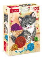 Hatber 120ПЗ5-17372 Пазл Hatber Котенок 120 элементов А5 формат 230Х165мм