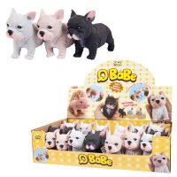 JUNFA 1809-SQ079B Игрушка-антистресс. Тянучка "Французкий бульдог", 3 вида