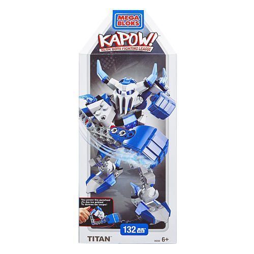 Mega Bloks 94202 Конструктор Kapow! Сборный робот-воин Титан
