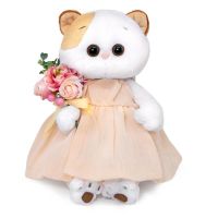 BUDI BASA LK24-081 Мягкая игрушка BUDI BASA Кошка Ли-Ли с летним букетом 24 см