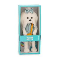 Orange Toys LD4/098 Мягкая игрушка Orange Toys Собачка Lucky Mimi: Полосатое настроение 37 см, коробка 44 см
