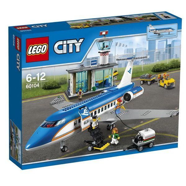 Lego City 60104 Конструктор Лего Город Пассажирский терминал аэропорта, 694 детали