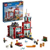 Lego City 60215 Конструктор Лего Город Lego Fire Пожарное депо, 509 деталей