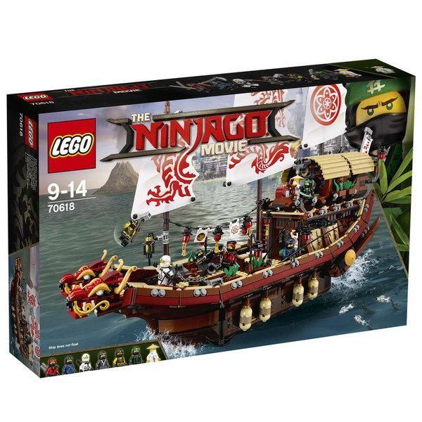 Lego Ninjago 70618 Конструктор Лего Ниндзяго Летающий корабль Мастера Ву