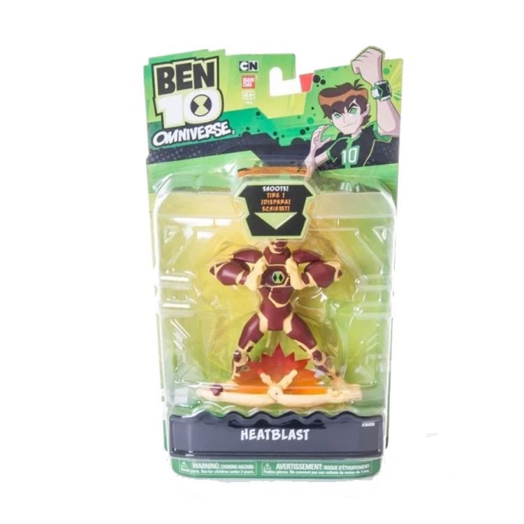 Bandai 36080 Ben10 Фигурка Heatblast (#36088), 15 см