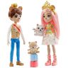 Mattel GYJ07 Энчантималс Игровой набор Брейли Миша и Бэннон Миша с питомцами