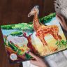 Malamalama 34024-9 Книжка-панорамка Энциклопедия POP UP для малышей "Ням-ням. Кто что ест"