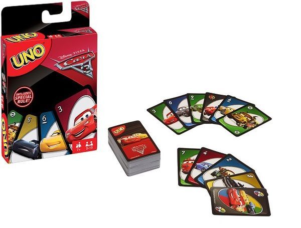 Mattel FDJ15 Игра настольная UNO "Cars3"