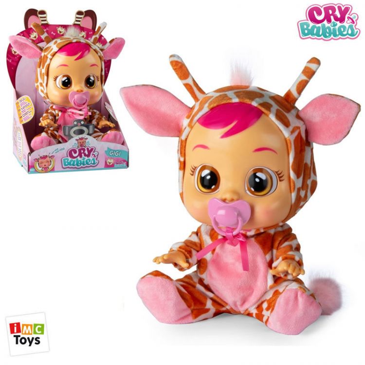 IMC Toys 90194 Пупс Crybabies S3 - Плачущий младенец Жирафик Gigi