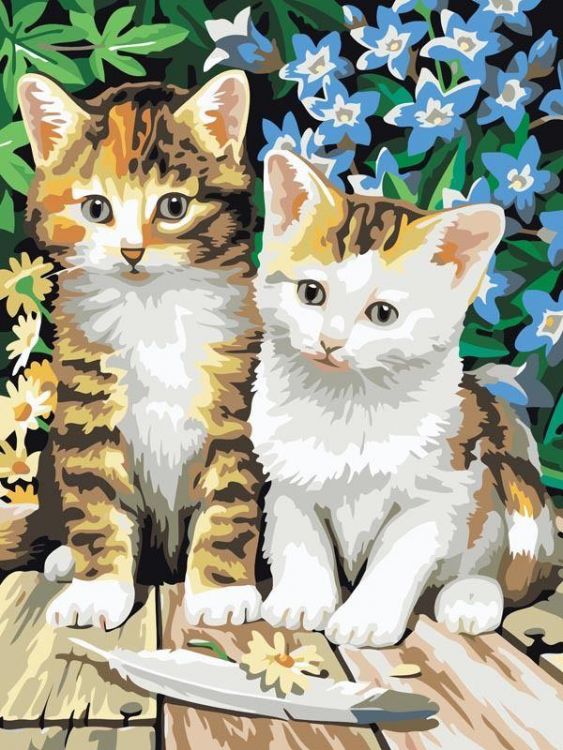 Белоснежка 231-CE Раскраски по номерам. Котята, 30*40 см