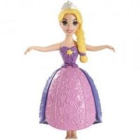 Mattel BDJ61 Мини-кукла "Принцесса Диснея" для игры в ванной, Рапунцель