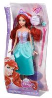 Mattel BDJ49 Кукла Принцесса Disney - Модные прически, Ариэль