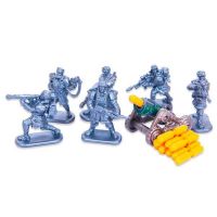 Настольная игра "Бронепехота №4", набор солдатиков с пушкой