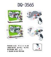 JUNFA KT118-1 Бластер "SPACE SERIES", со световыми и звуковыми эффектами, 19х5х16 см
