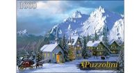 Puzzolini 7737 Пазл Доминик Дэвисон Зима в Альпах, 1000 элементов